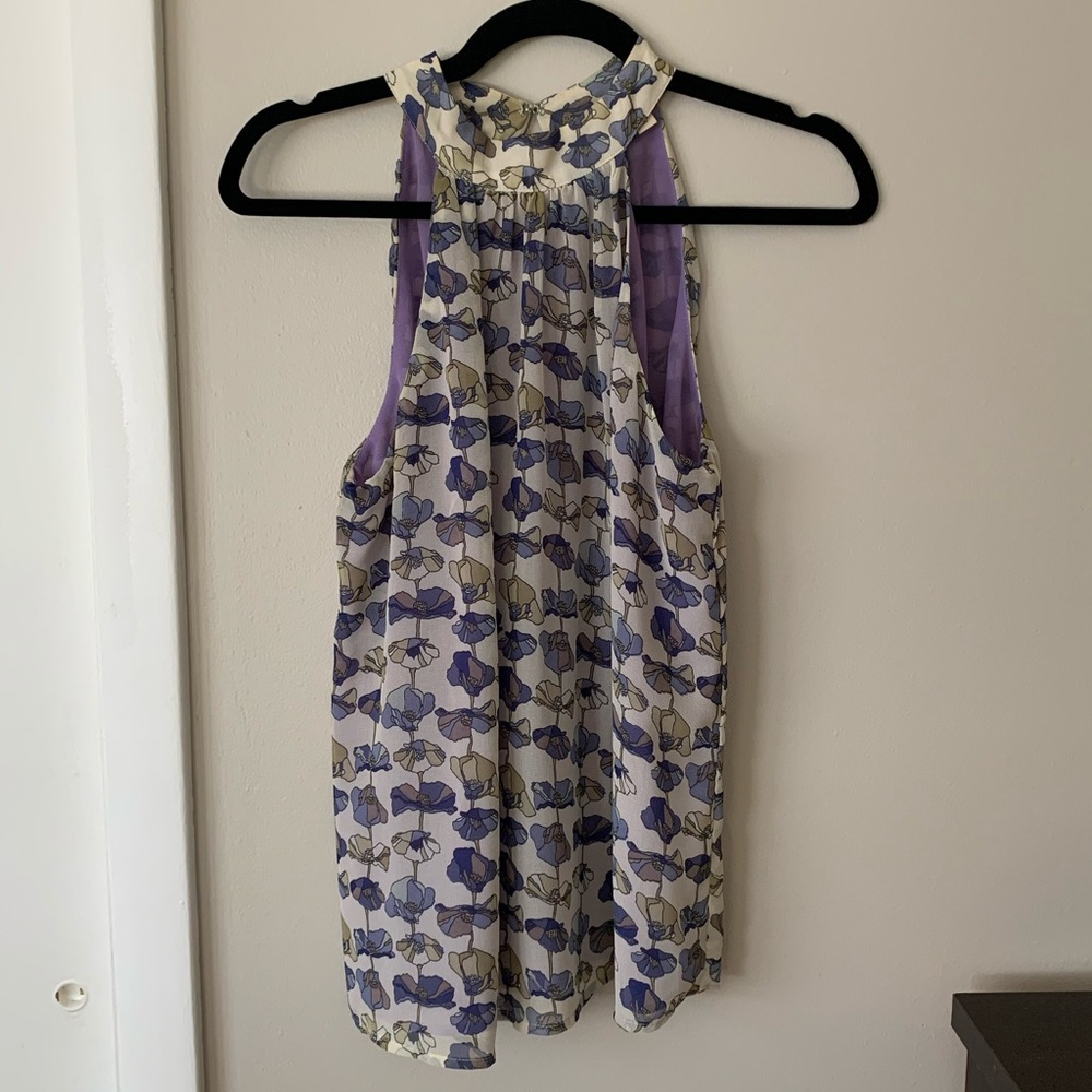 New York & Company Eva Mendes Floral Halter Top